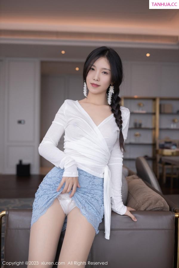 陈若依 抖娘利世 [XiuRen]高清写真图 2023.05.17 No.6754 利世 短裙美腿第51张图片